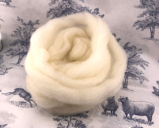 Romeldale Roving (4 ounces)